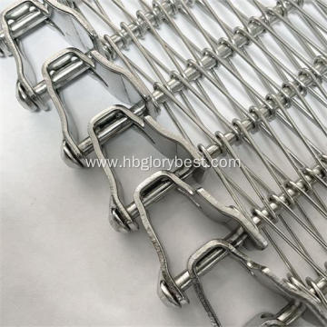 Flexible Rod Metal Conveyor Belts